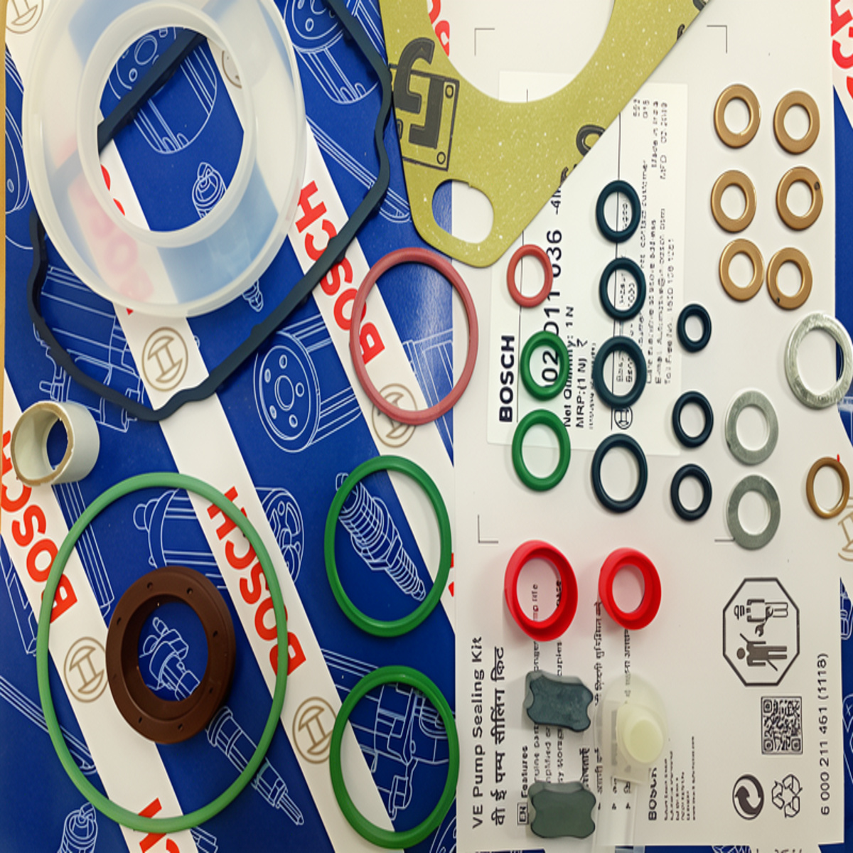 BOSCH VE Pump Sealing Kit F002 D11 036 | Fuel Injection Pump Repair & Maintenance Seal Kit