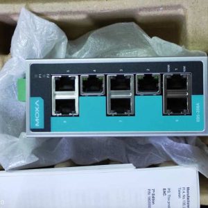 MOXA EDS-308 Ethernet Switch, designed for seamless networking in industrial environments, ensuring reliable connectivity and data transmission.