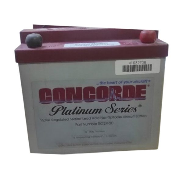 Concorde Aircraft Battery RG24-20 19A sealed lead acid aviation battery