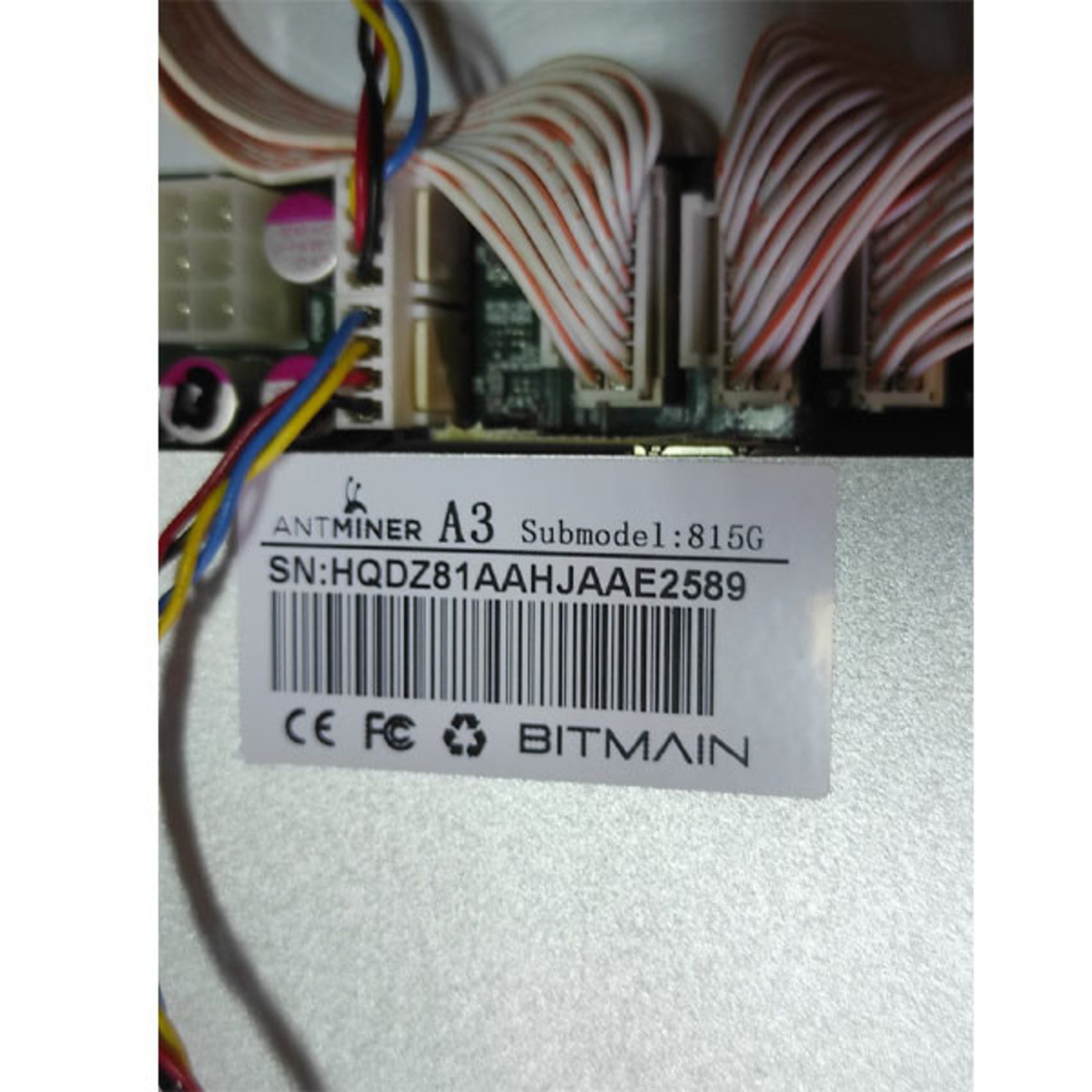 Bitmain Antminer A3 Submodel 815G Blake2b algorithm cryptocurrency mining part