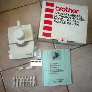 Brother A-8210 Intarsia Carriage knitting machine accessory for multi-color pattern knitting