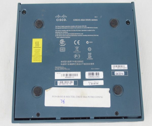 Cisco ASA 5505 Adaptive Security Appliance Firewall for Enterprise Network Security