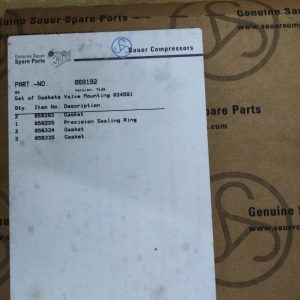 Set of gaskets valve mounting 034591 for industrial valve sealing applications