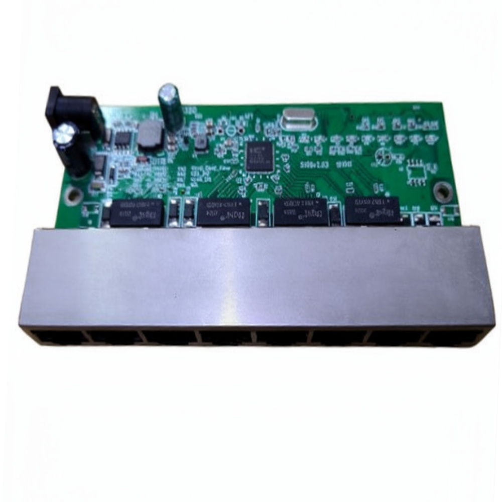 GXCOM ES100-7PD 8-port Gigabit Reverse PoE switch suitable for IP cameras and wireless access points