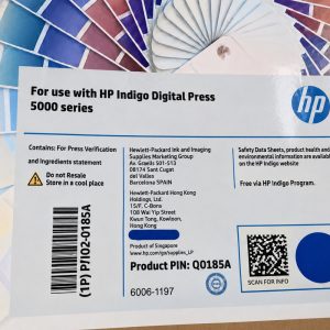 HP Indigo Q4185A ElectroInk White Ink Cartridge for HP Indigo digital printing press