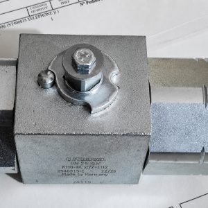 Industrial fluid control systems - Hydac high pressure ball valve 1.5 inch hydraulic shut-off valve