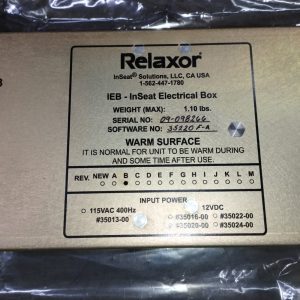 InSeat Electrical Box 12VDC – Energy Control Unit for Seating Systems