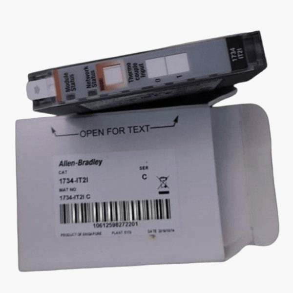 Allen-Bradley 1734-IT21 thermocouple input module for POINT I/O temperature measurement.
