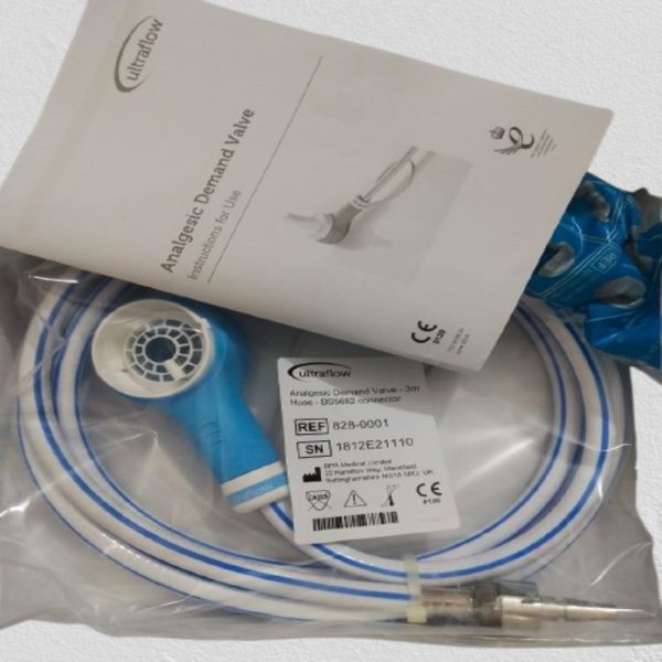 Ultraflow Analgesic Demand Valve with 3m Hose BS5682 Connector
