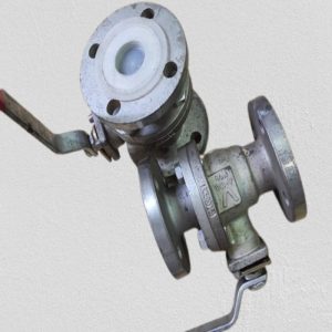 Industrial ball valve for fluid flow control in mechanical and piping systems