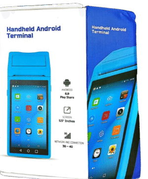 Image Of Handheld Android POS Terminal
