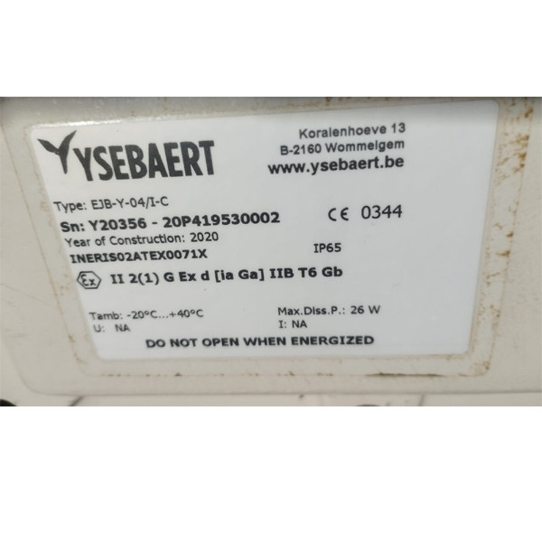 YSEBAERT Explosion-Proof Control Box EJB-Y-04/I-C