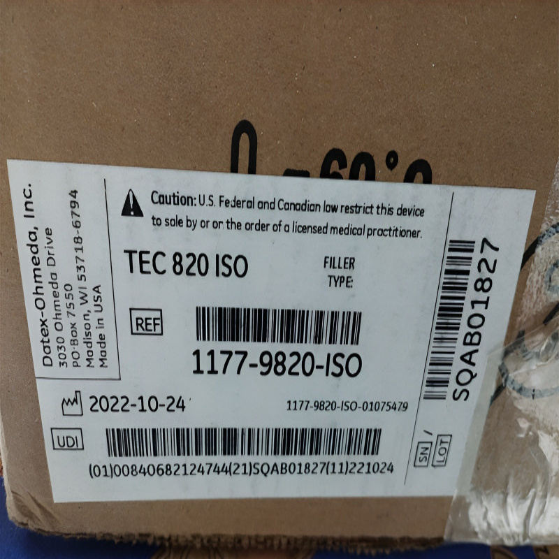GE Healthcare ISO Vaporizer TEC 820 anesthesia vaporizer medical gas control device