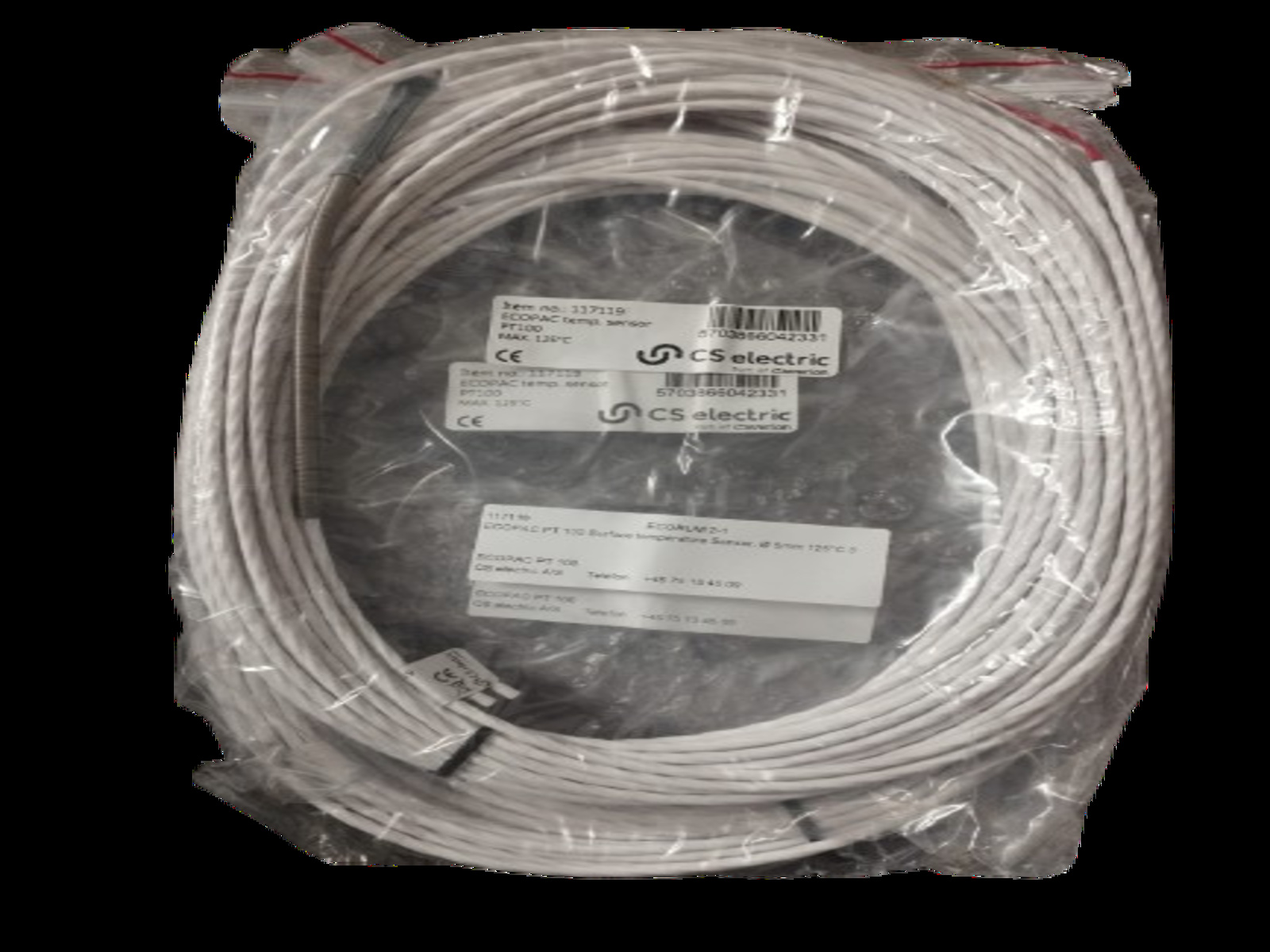 CS Electric ECOPAC Surface Temperature Sensor PT100 | Industrial RTD Temperature Sensor |Original New Stock| - Image 2