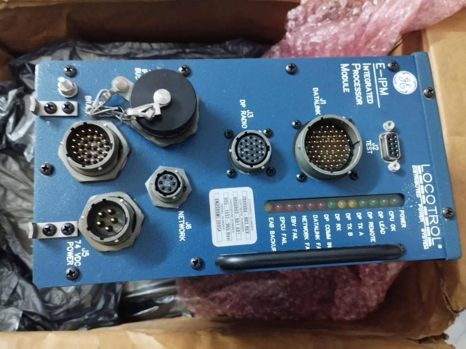 GE LOCOTROL E-IPM Integrated Processor Module for Remote Control System of Locomotives