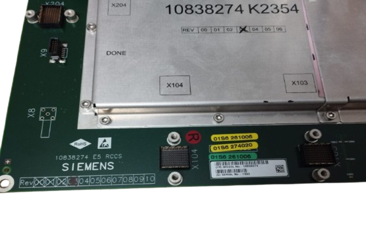 Siemens RCCS Circuit Board 10838274 1393 for MRI machine replacement and maintenance